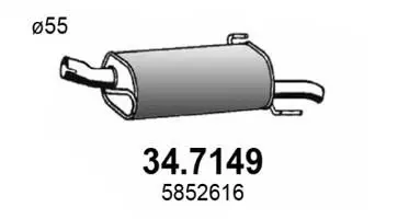 Handler.Part End silencer ASSO 347149 1