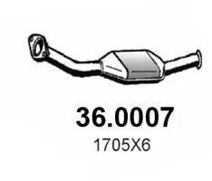 Handler.Part Catalytic converter ASSO 360007 1