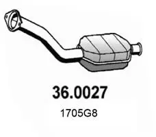 Handler.Part Catalytic converter ASSO 360027 1