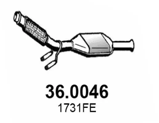 Handler.Part Catalytic converter ASSO 360046 1