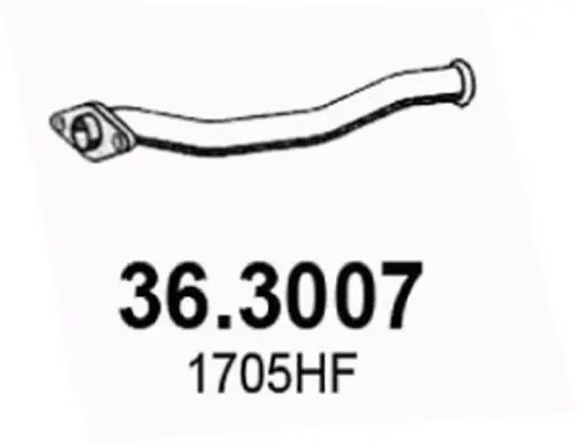 Handler.Part Exhaust pipe ASSO 363007 1