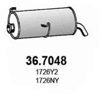 Handler.Part End silencer ASSO 367048 1