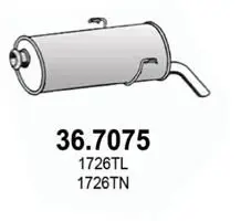 Handler.Part End silencer ASSO 367075 1