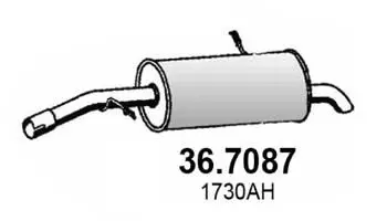 Handler.Part End silencer ASSO 367087 1