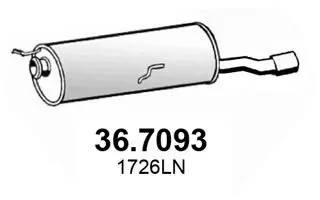 Handler.Part End silencer ASSO 367093 1