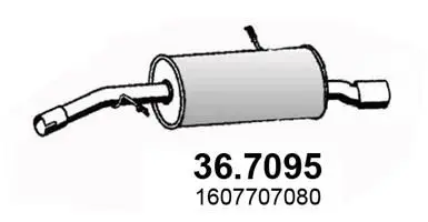 Handler.Part End silencer ASSO 367095 1