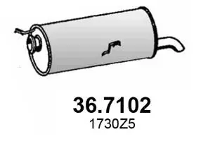 Handler.Part End silencer ASSO 367102 1