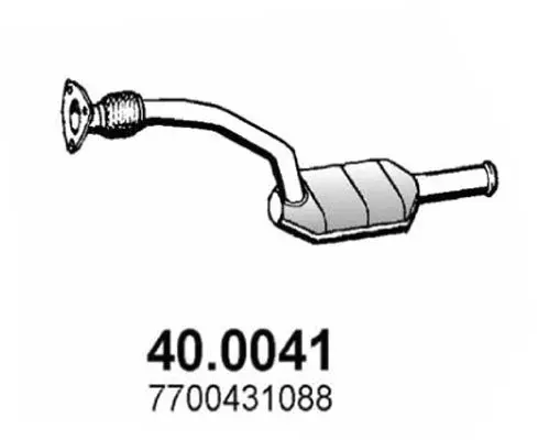 Handler.Part Catalytic converter ASSO 400041 1