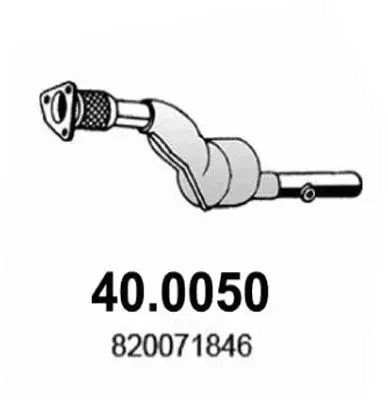 Handler.Part Catalytic converter ASSO 400050 1