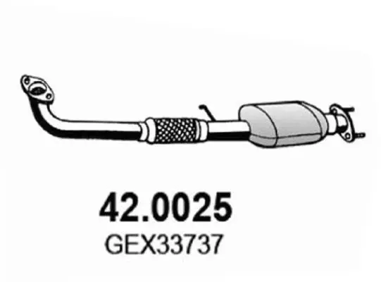 Handler.Part Catalytic converter ASSO 420025 1