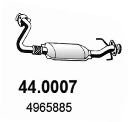 Handler.Part Catalytic converter ASSO 440007 1