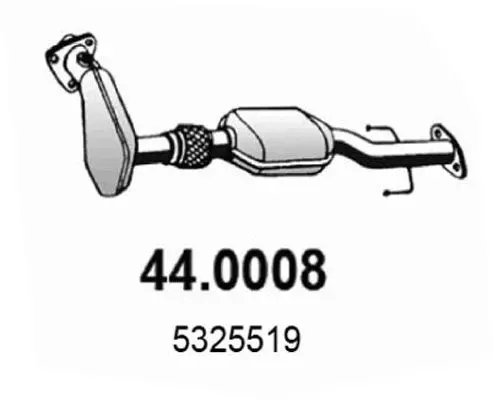 Handler.Part Catalytic converter ASSO 440008 1