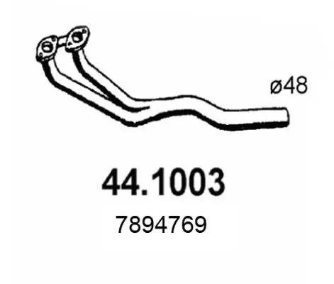 Handler.Part Exhaust pipe ASSO 441003 1