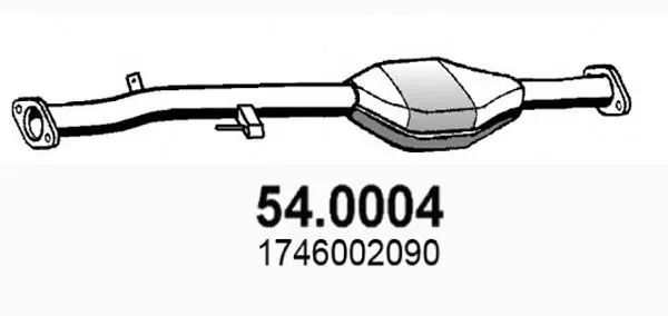 Handler.Part Catalytic converter ASSO 540004 1