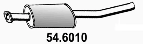 Handler.Part Middle silencer ASSO 546010 1