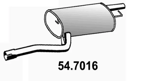 Handler.Part End silencer ASSO 547016 1