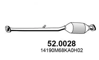 Handler.Part Catalytic converter ASSO 580028 1