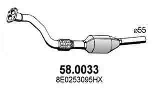 Handler.Part Catalytic converter ASSO 580033 1