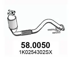 Handler.Part Catalytic converter ASSO 580050 1