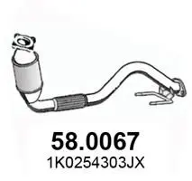 Handler.Part Catalytic converter ASSO 580067 1