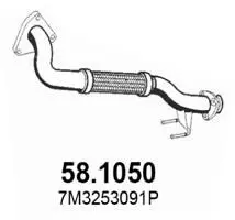 Handler.Part Exhaust pipe ASSO 581050 1