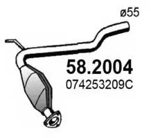 Handler.Part Front silencer ASSO 582004 1