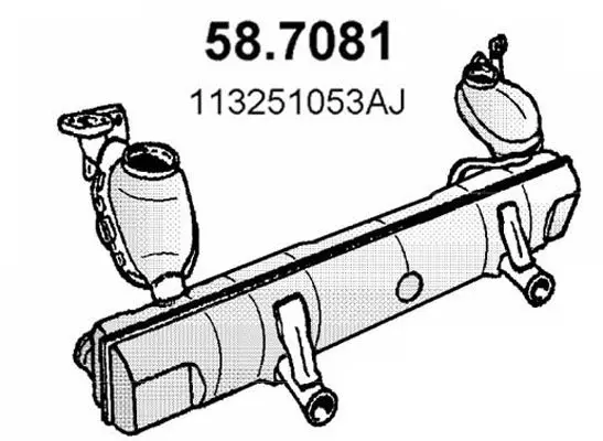 Handler.Part End silencer ASSO 587081 1