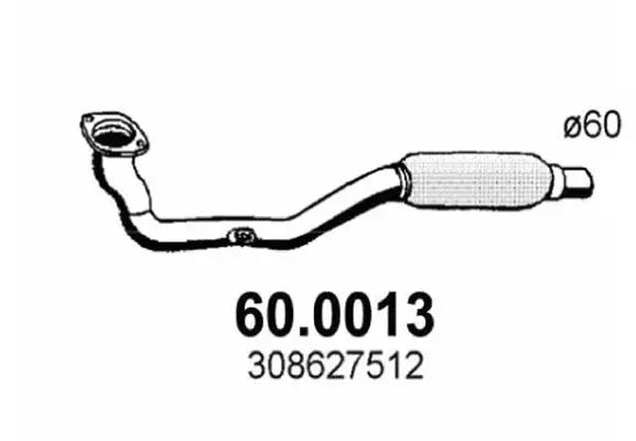 Handler.Part Catalytic converter ASSO 600013 1