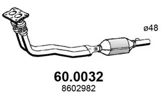 Handler.Part Catalytic converter ASSO 600032 1