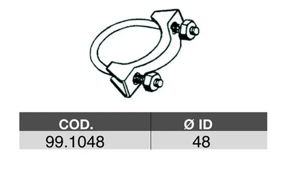 Handler.Part Pipe connector, exhaust system ASSO 991048 1