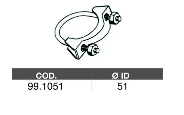 Handler.Part Pipe connector, exhaust system ASSO 991051 1