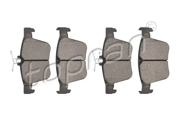 Handler.Part Brake pad set, disc brake Topran 116650 1