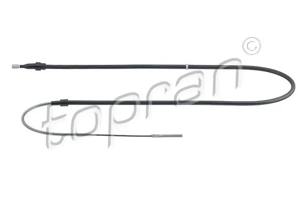 Handler.Part Cable, parking brake Topran 110988 1