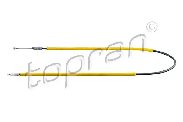 Handler.Part Cable, parking brake Topran 207388 1