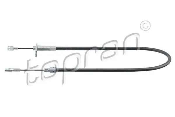 Handler.Part Cable, parking brake Topran 401276 1