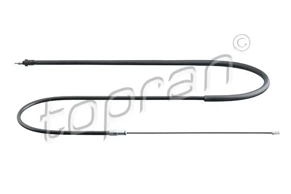 Handler.Part Cable, parking brake Topran 722076 1