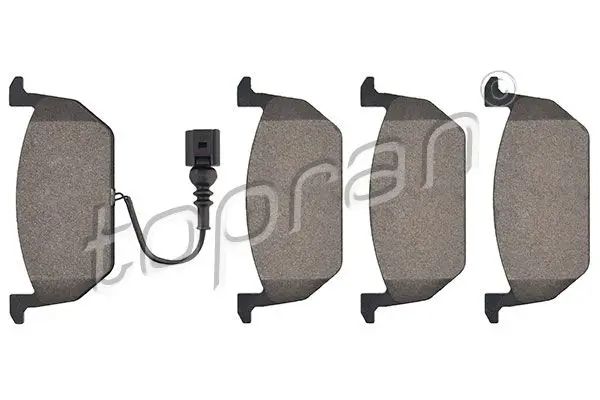 Handler.Part Brake pad set, disc brake Topran 115814 1