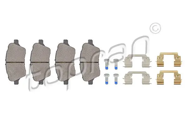 Handler.Part Brake pad set, disc brake Topran 304403 1