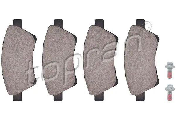 Handler.Part Brake pad set, disc brake Topran 700628 1