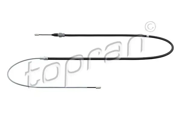 Handler.Part Cable, parking brake Topran 108333 1