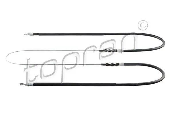 Handler.Part Cable, parking brake Topran 721664 1