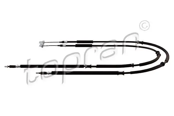 Handler.Part Cable, parking brake Topran 206497 1