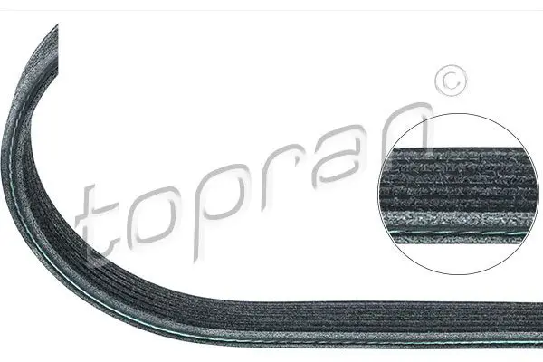 Handler.Part V-ribbed belts Topran 113460 1