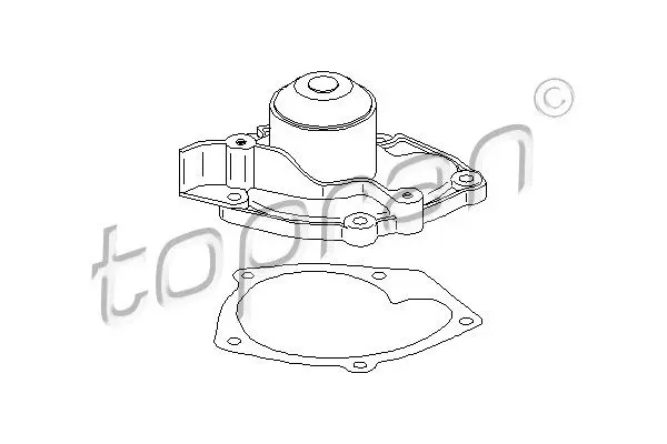 Handler.Part Water pump Topran 700421 1