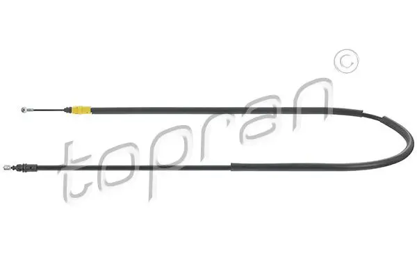 Handler.Part Cable, parking brake Topran 207387 1