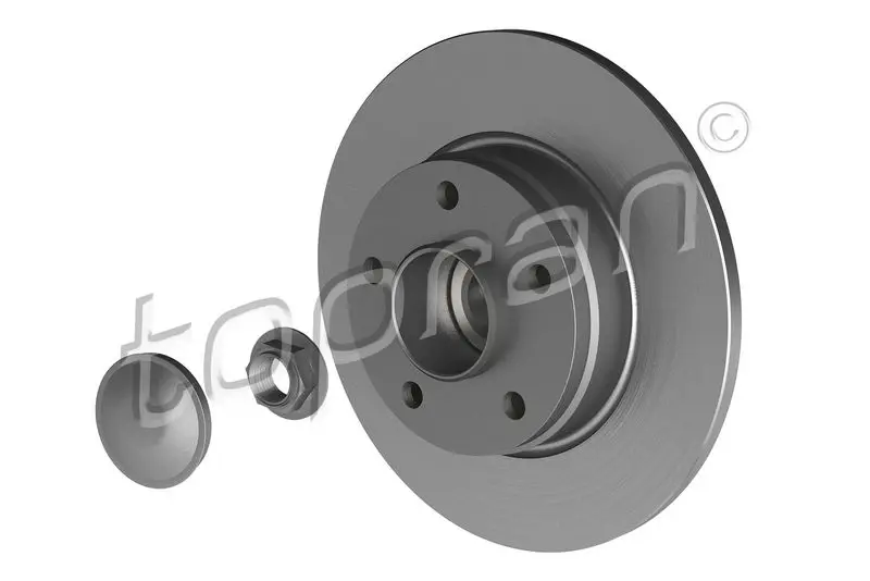 Handler.Part Brake disc Topran 207072 1