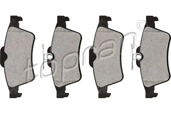 Handler.Part Brake pad set, disc brake Topran 302052 1