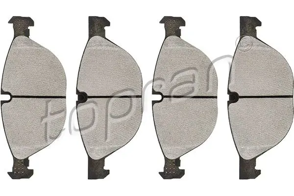 Handler.Part Brake pad set, disc brake Topran 502099 1