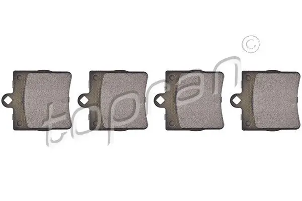 Handler.Part Brake pad set, disc brake Topran 407763 1