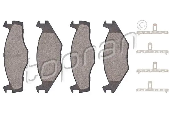 Handler.Part Brake pad set, disc brake Topran 103073 1